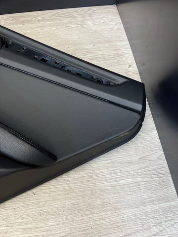 Porsche 15-21 Macan Rear Door Card Panel Black Right Passenger BOSE