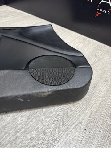01-06 BMW E46 M3 DRIVER LEFT SIDE DOOR PANEL CARD BLACK OEM *Notes*