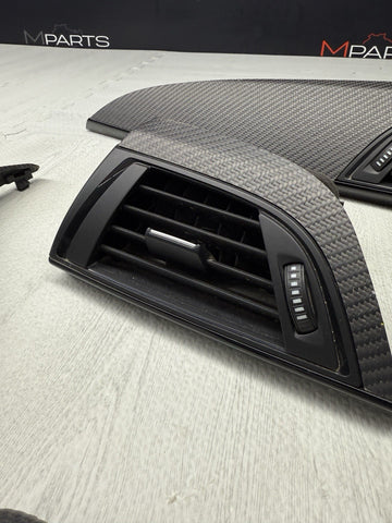 2016 - 2020 BMW F87 M2 CARBON FIBER FRONT INTERIOR TRIM PANEL SET OEM 8073751