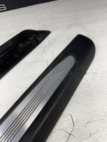 06-10 OEM BMW E63 E64 Illuminated Door Sills Covers Trim Entrance Plates Set