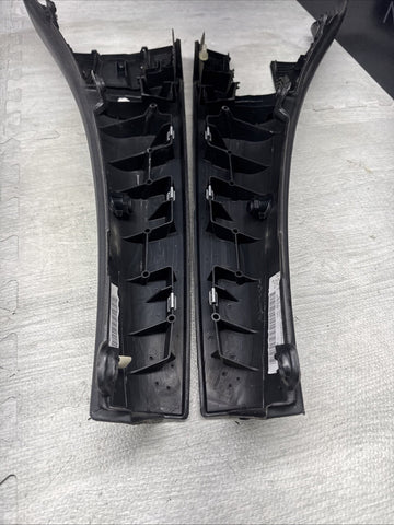 01-06 BMW E46 M3 CONVERTIBLE REAR INTERIOR QUARTER TRIMS COVERS PANELS BLACK