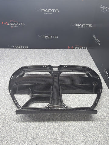 NEW 21-26 BMW G80 G82 G83 M3 M4 REAL CARBON FIBER CSL STYLE NOSE GRILL GRILLE