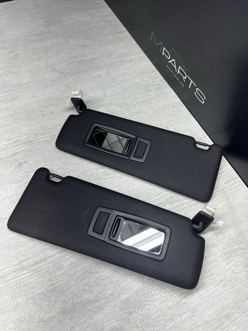 12-20 OEM BMW F30 F32 F80 F82 M3 M4 Interior Sun Visors Black