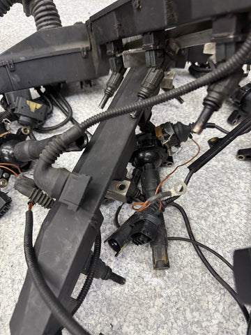 96-99 BMW E36 328 M3 M52 S52 OBD2 ZF 5 SPD Manual Engine Wiring Harness OEM