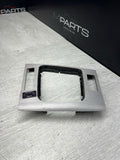01-06 BMW E46 M3 Convertible Interior Center Shift Shifter Trim Brushed Aluminum