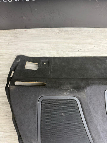 11-16 Bmw F10 5 Series M5 Rear Deck Lid Parcel Shelf Cover Black Alcantara OEM