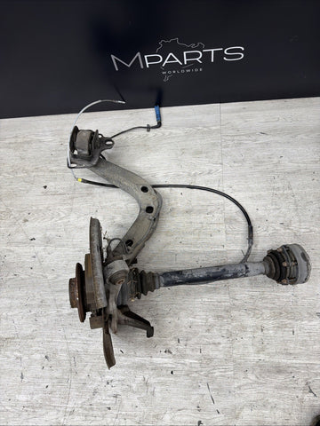 01-06 BMW E46 M3 Left Driver Rear Suspension Spindle Trailing Arm Bearing Axle