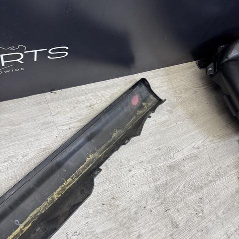 2001-2006 BMW E46 M3 Carbon Black Rocker Panel Side Skirt OEM Left Driver