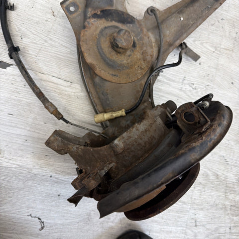 BMW E30 318is 84-92 Right Rear Trailing Arm Knuckle Hub Spindle Suspension OEM