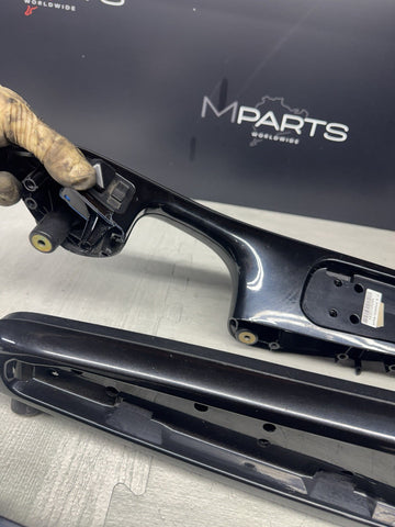 01-06 BMW E46 M3 Coupe Interior Armrests Trim Set Piano Black*Notes*