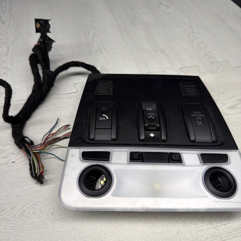06-13 BMW E82 E90 335 M3 Front Roof Overhead Light Sunroof Control Switch OEM