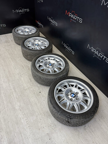 BMW 95-99 E36 M3 OEM 17x7.5 17x8.5 ET41 DS2 DSII Motorsport Wheels Rims