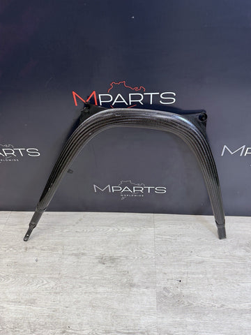 15-20 BMW F80 F82 F83 M3 M4 Carbon Fiber Strut Braces Bar OEM *Broken Tabs*