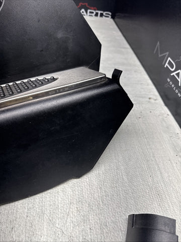 01-06 BMW E46 M3 Left Right Kick Dead Pedals Covers Trims Panels Genuine Black