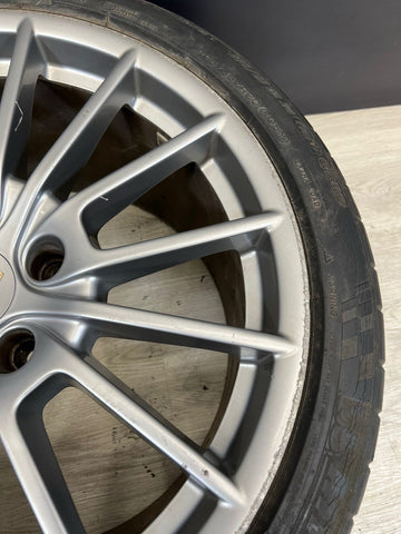 2010-2016 PORSCHE PANAMERA REAR FACTORY BBS WHEEL RIM 11,5Jx20" +TIRE 295/35 R20