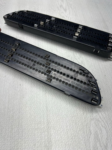 01-06 BMW E46 M3 Fender Vent Grilles Grills Trims Chrome OEM No Emblems