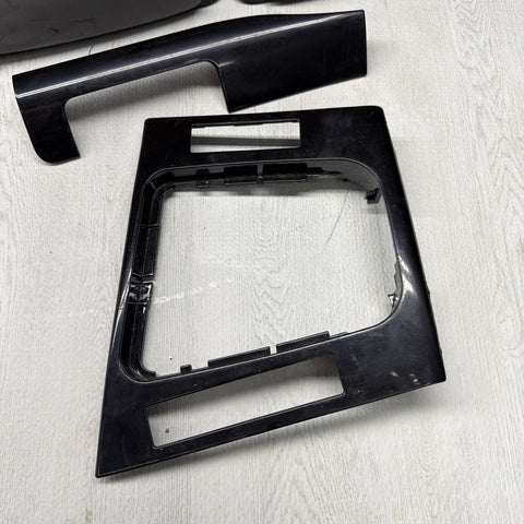 01-06 BMW E46 M3 Convertible Interior Armrests Trim Set Piano Black *Notes*