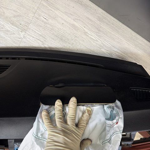 08-13 BMW E90 E92 E93 M3 Extended Fox Red Leather Dashboard *Notes*