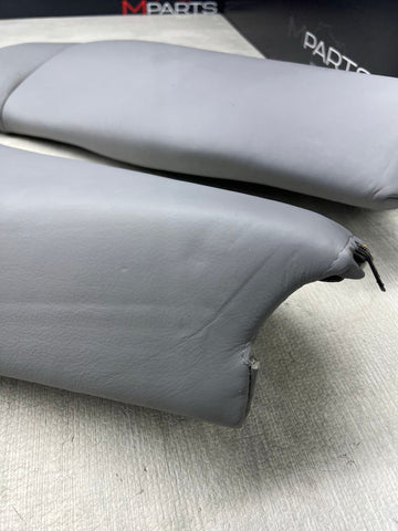 BMW E46 01-05 325ci 330ci M3 Coupe Rear Side Seat Bolsters Grey Gray