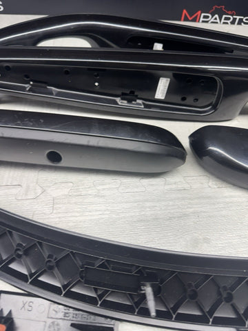 01-06 BMW E46 M3 Coupe Interior Armrests Trim Set Piano Black*Notes*