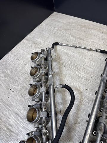 06-10 BMW M5 M6 S85 Individual Throttle Body Assembly ITB Fuel Rail Injectors