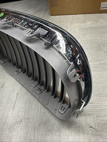 11-13 BMW F10 528 535 550i FRONT LEFT SIDE BUMPER CHROME GRILLE INSERT TRIM OEM