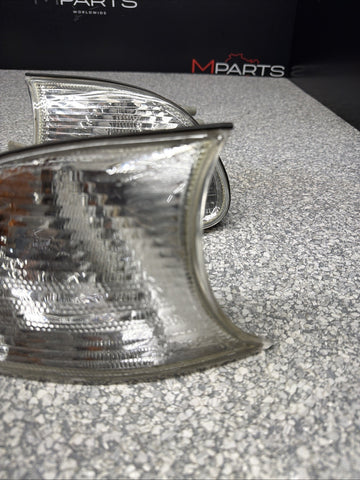 DEPO M3 Clip-On Clear Corner Signal Lights 2001 BMW E46 M3