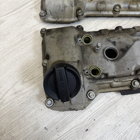 2008-2013 BMW E90 E92 E93 M3 S65 V8 Valve Covers Pair LH RH 7838268 7838267