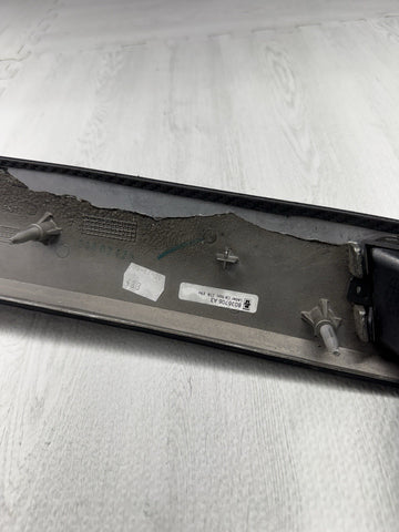 06-11 BMW E90 E92 E93 328 330 335 M3 DASH TRIM CARBON LEATHER 52850610 OEM