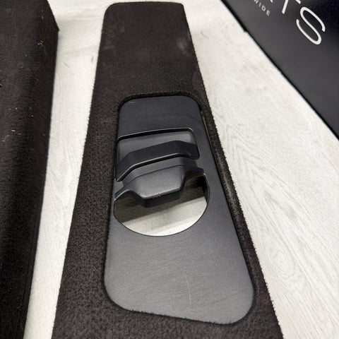 GENUINE BMW E46 B Pillar Trims Column Cover Pillars Pair Black *Peeling*
