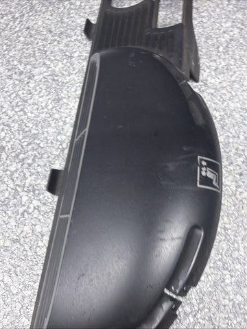 01-06 BMW E46 M3 CONVERTIBLE REAR SEAT ROLLOVER BAR TRIM COVER BLACK 8204279 OEM