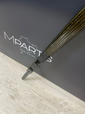 15-20 BMW F80 F82 F83 M3 M4 Carbon Fiber Strut Braces Bar OEM *Broken Tabs*