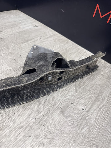 01-06 BMW E46 M3 Front Bumper Rebar Reinforcement Beam 51117893527 *Crack*