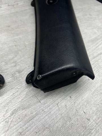 01-06 BMW E46 M3 CONVERTIBLE REAR INTERIOR QUARTER TRIMS COVERS PANELS BLACK