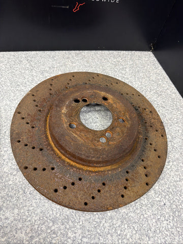 08-13 BMW E90 E92 E93 M3 Rear Left & Right Ventilated Brake Disc Rotor Set