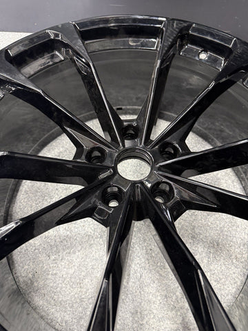 2019-2024 Lamborghini Urus Front Wheel Black Rim 23x10 ET28 OEM