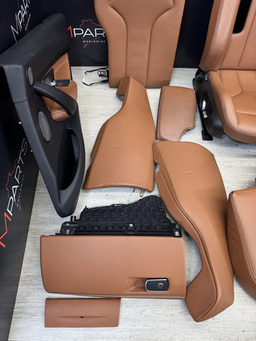 BMW F80 M3 15-20 Amaro Brown Front Competition Seats Interior Dash *Notes*
