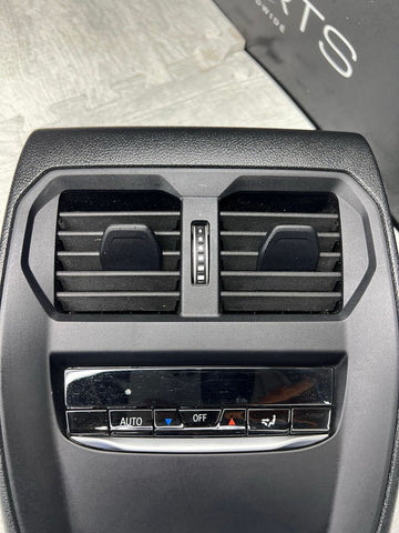 BMW 21-26 G20 G26 G82 Rear Center Console Air Vent Heater Switch Panel Black