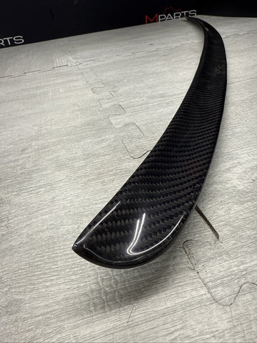 2001-2006 BMW E46 M3 Rear Trunk Spoiler Lip Carbon Fiber *Bubbling / Warped*