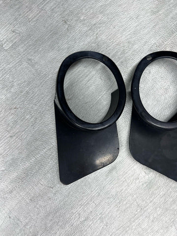 2000-2003 BMW E39 M5 FRONT LOWER FOG LIGHT GRILLES TRIMS OEM 51112496283