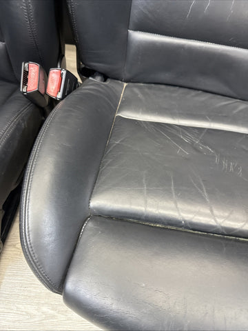 01-06 BMW E46 M3 Convertible Interior Front Heated Seats Black