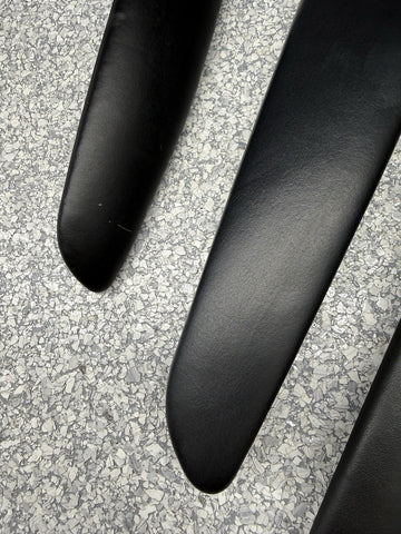 01-06 BMW E46 M3 Convertible Door Upper Arm Rest Armrest Pads Black *1 Rear Tab