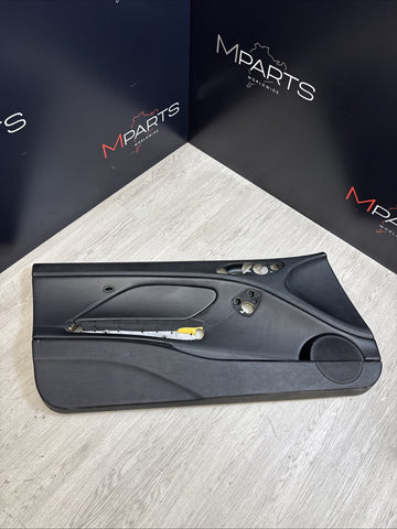 01-06 BMW E46 M3 DRIVER LEFT SIDE DOOR PANEL CARD BLACK OEM