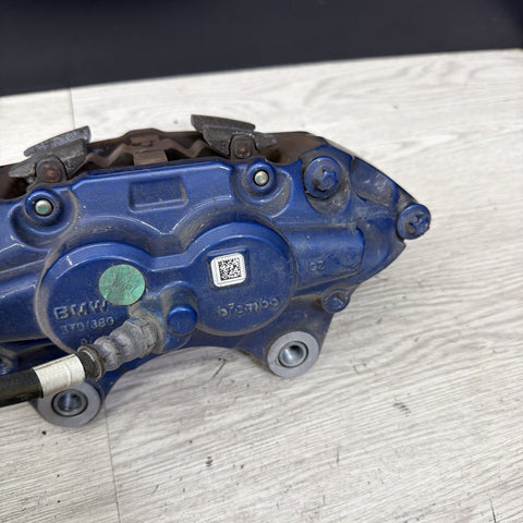 BMW 15-20 F87 M2 F30 F31 F80 F82 F83 M3 M4 Front Left Driver Brake Caliper Blue