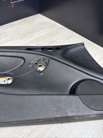 01-06 BMW E46 M3 DRIVER LEFT SIDE DOOR PANEL CARD BLACK OEM *Notes*