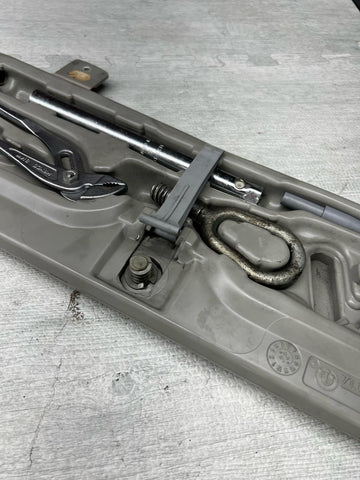 BMW E36 323 325 328 M3 Rear Trunk Emergency Spare Tire Tool Kit + Tools OEM