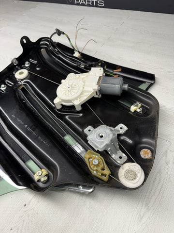 14-20 OEM BMW F33 F83 M4 Convertible Rear Left Driver Window Regulator + Glass