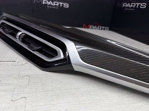 2023-2025 BMW G80 M3 G82 G83 M4 Front Dash Trim Strip Carbon Fiber Vents OEM