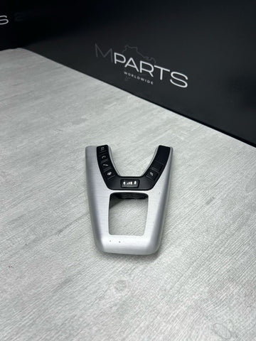 13-16 BMW F10 M5 CENTER CONSOLE PARKING BRAKE MULTI SWITCH PDC SUSPENSION TRIM