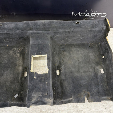 01-06 BMW E46 M3 Coupe Rear Black Floor Carpet Interior OEM
